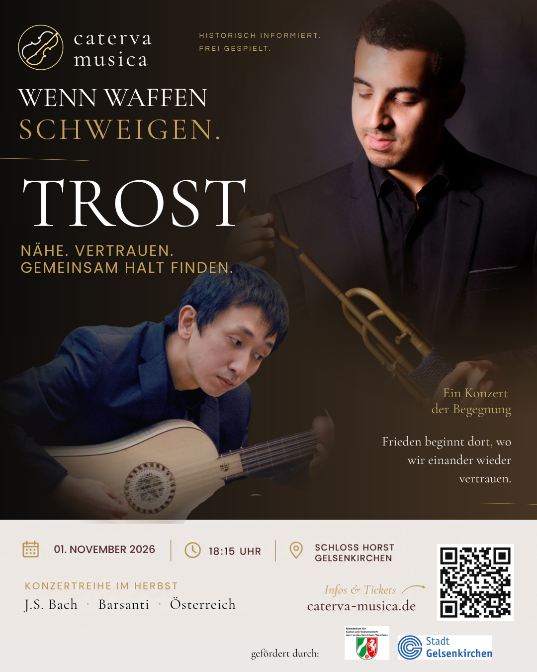 caterva musica mit TROST- Wenn Waffen schweigen